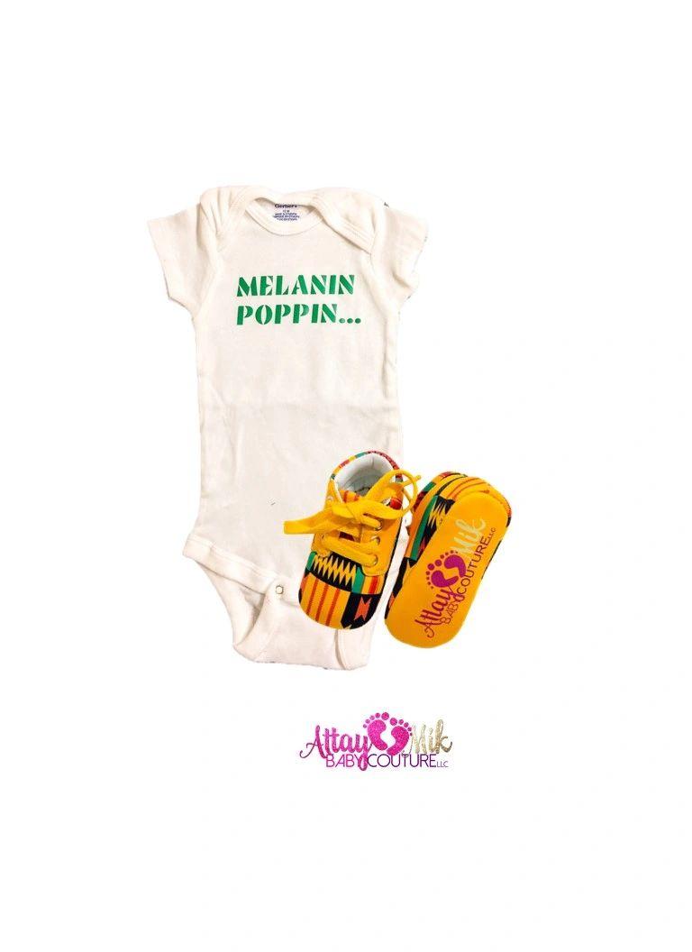 Melanin Poppin and Shoe Set
