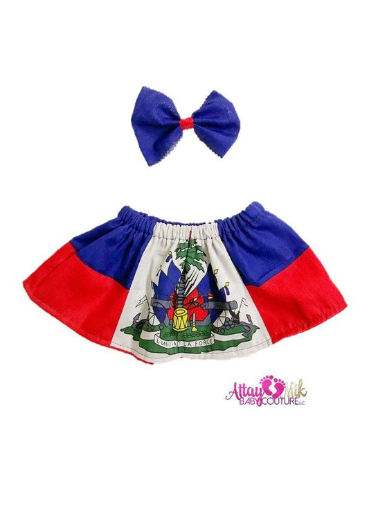 Haiti Flag Skirt