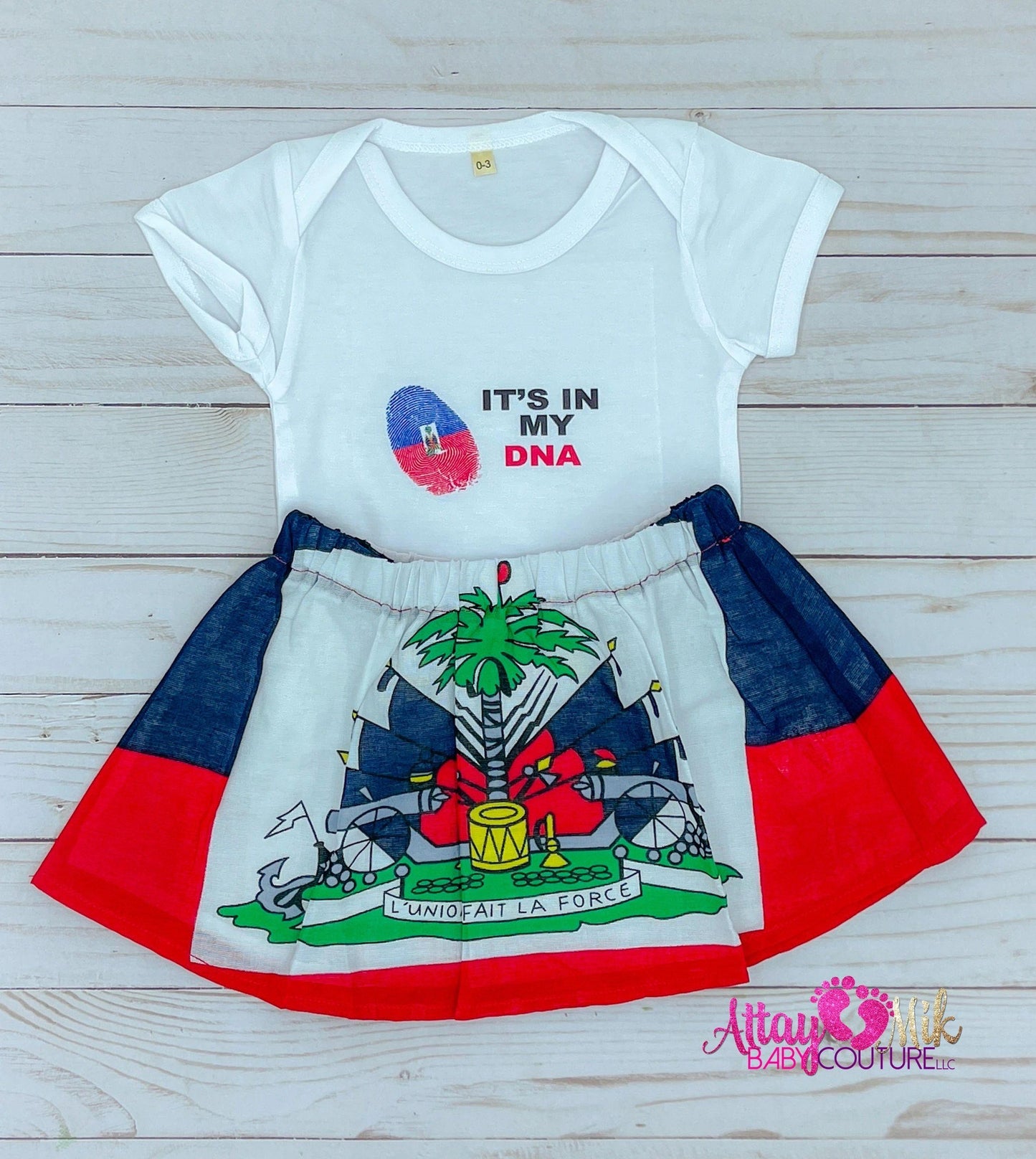 Haiti Flag DNA Outfit