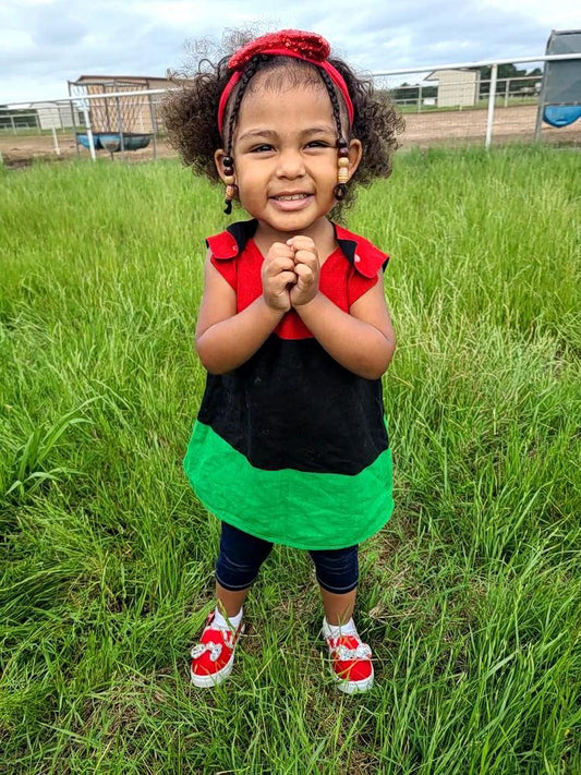 African American flag dress