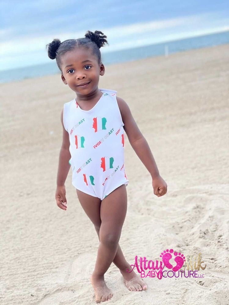 Ivory Coast flag swimsuit