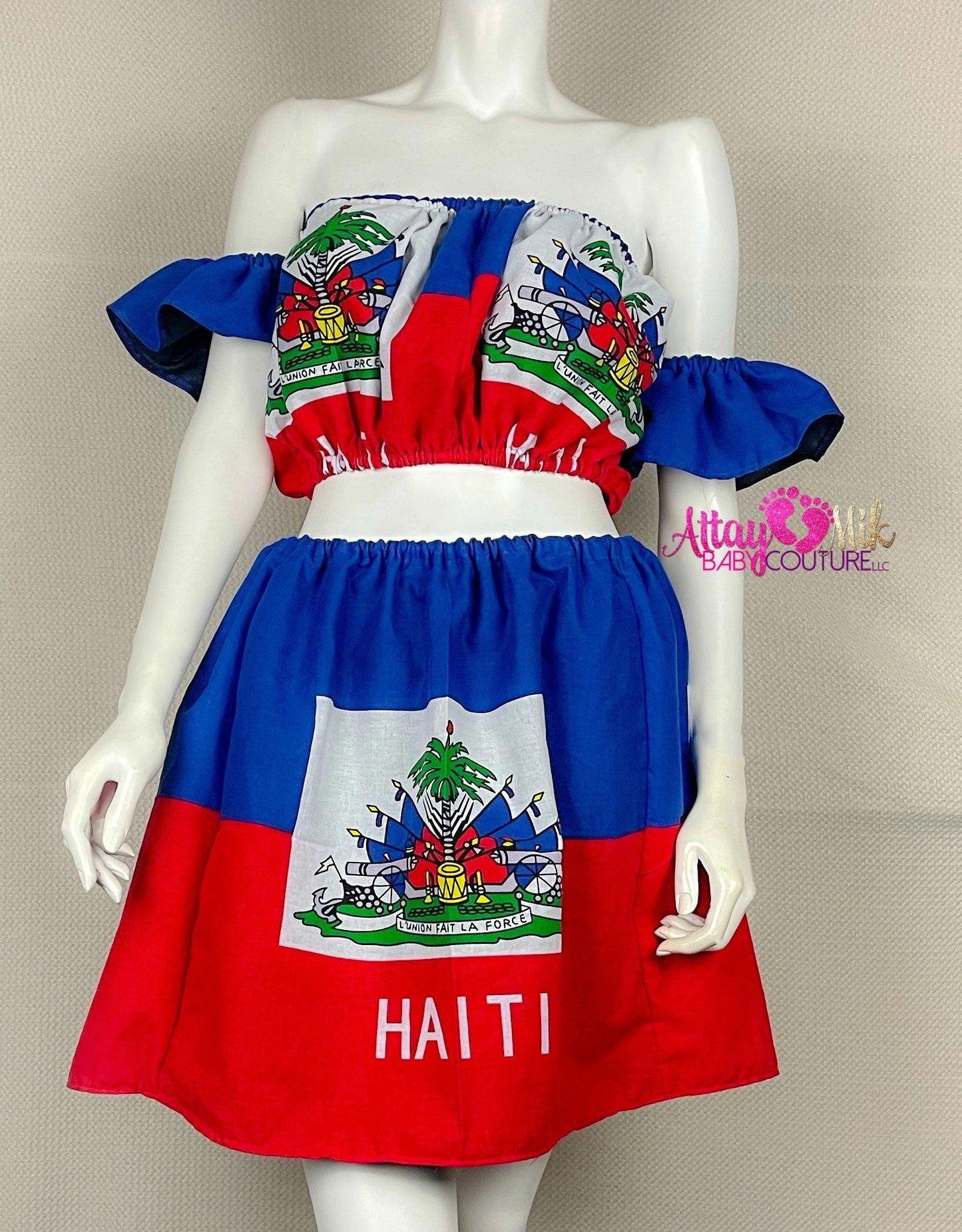 Haiti Flag Outfit