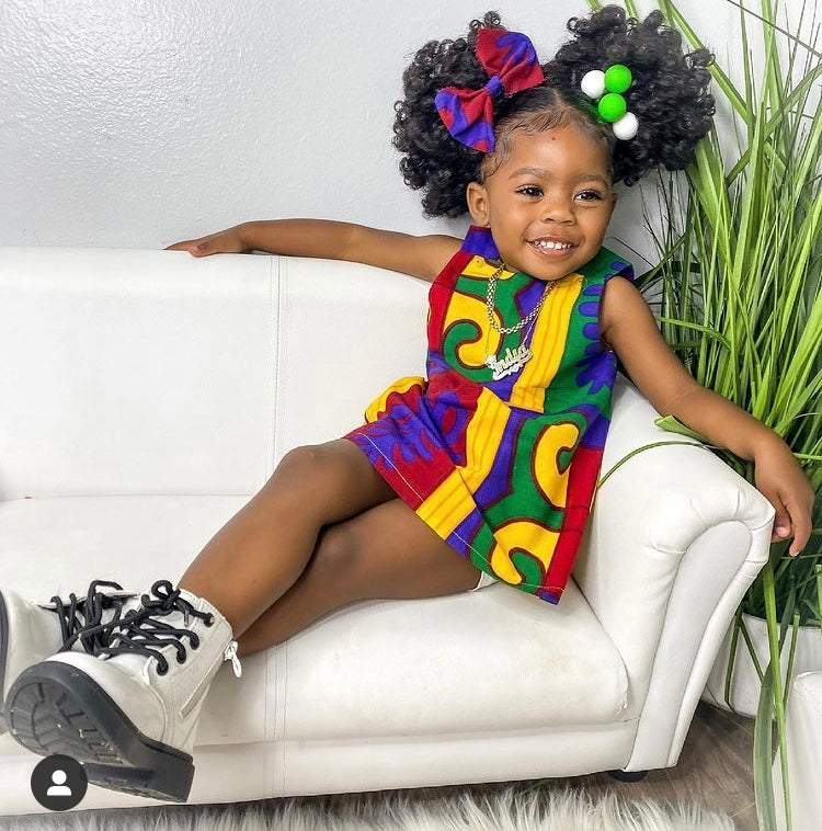 infant and toddler African dress