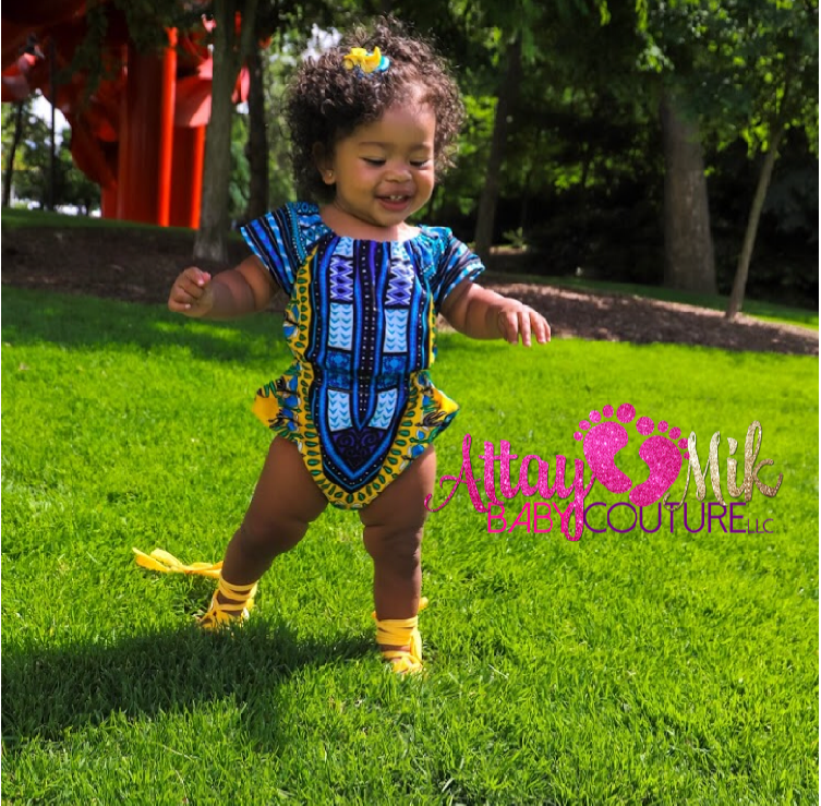 Toddler Dashiki Romper