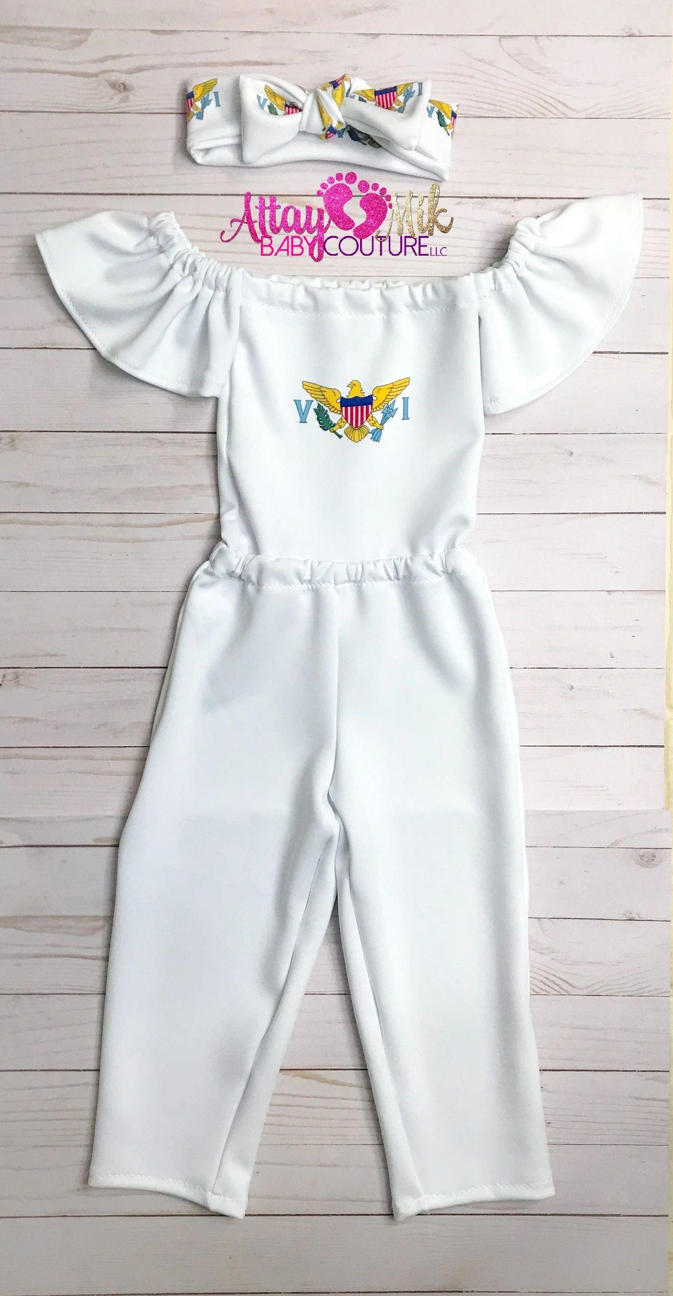 U.S Virgin Island Flag Romper